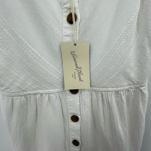 Universal Thread White Button-Front Sundress - Picture 6 of 12